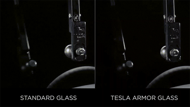 Tesla armor glass