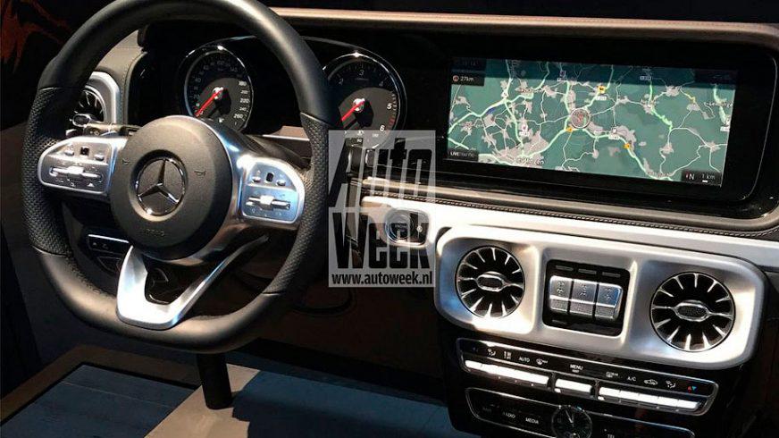 Свежие фото интерьера нового G-Class
