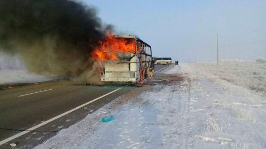 52 человека заживо сгорели в автобусе