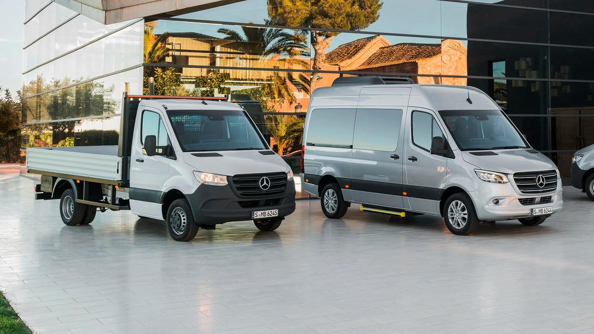 Новый Mercedes-Benz Sprinter получил три типа привода