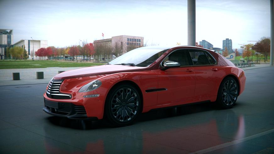 Дизайнер представил современный вариант ГАЗ-M20 «Победа»