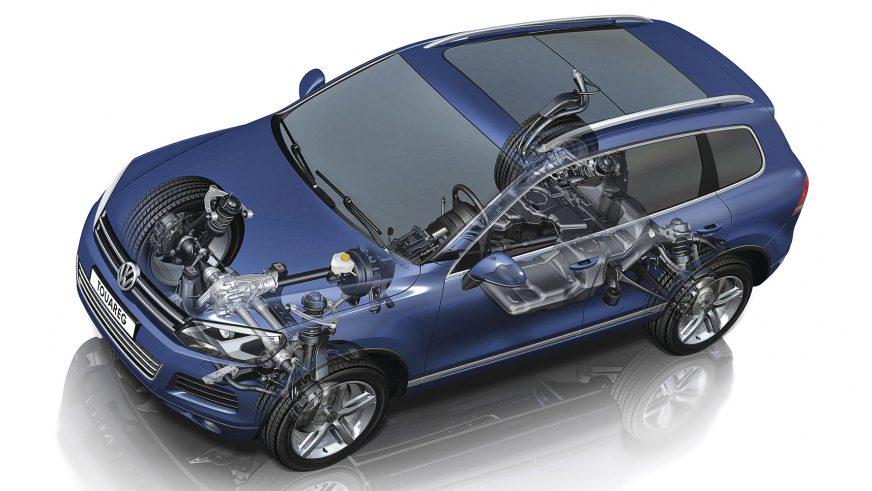 Volkswagen Touareg - 2012 - шасси