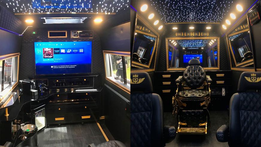 Барбершоп на колёсах появился в Алматы