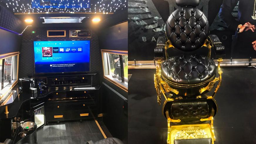 Барбершоп на колёсах появился в Алматы