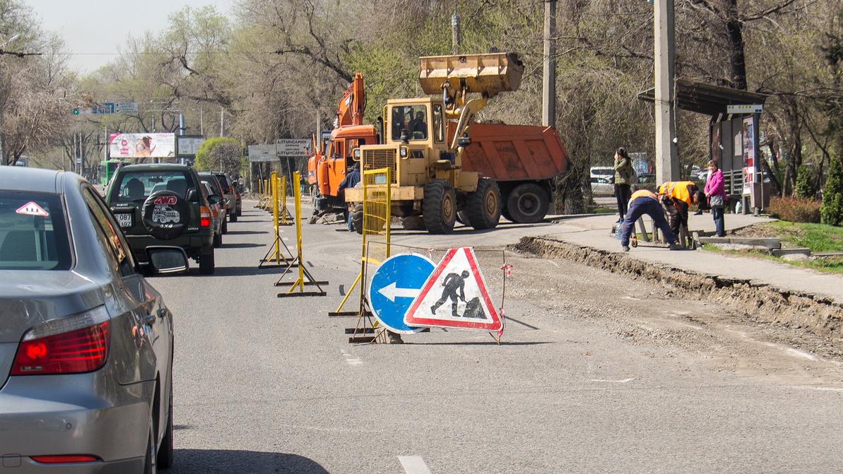 Движение по Жандосова и Тимирязева в Алматы будет затруднено с 26 апреля