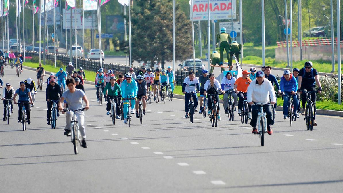 Велопробег в Алматы 29 апреля пройдёт по новому маршруту