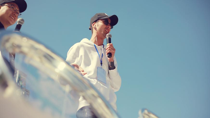 Автошоу прямо на «Медеу»