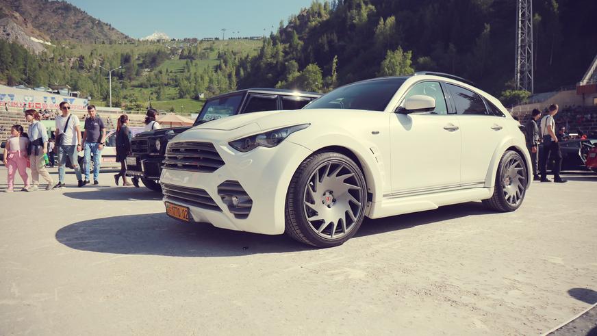 Автошоу прямо на «Медеу»