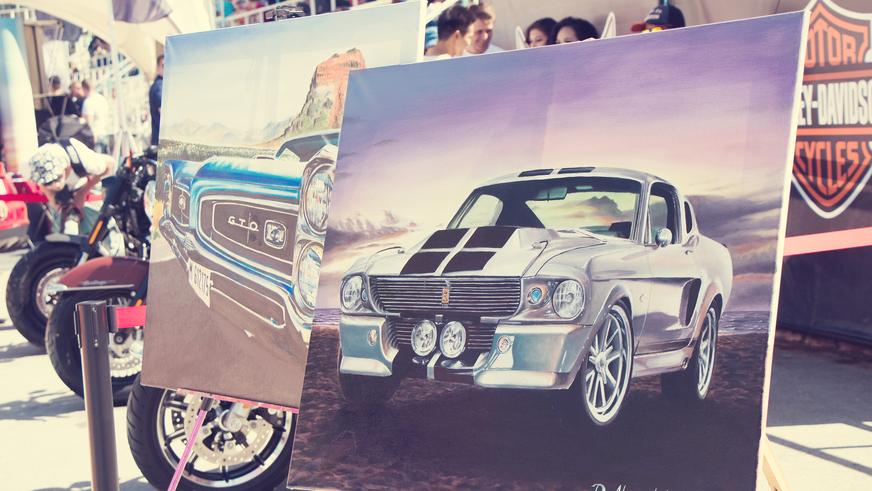 Автошоу прямо на «Медеу»