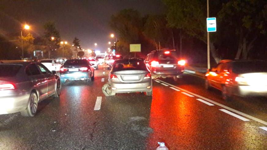 Массовое ДТП произошло на проспекте Аль-Фараби в Алматы