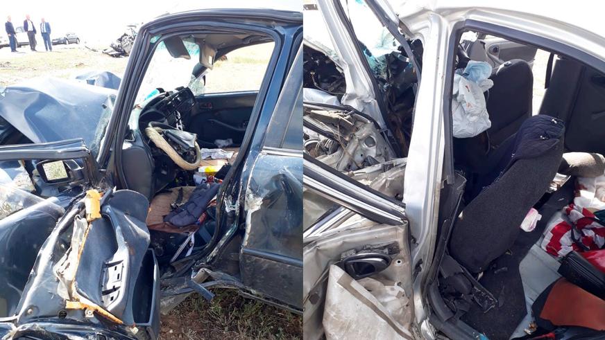 Пять человек погибли при лобовом столкновении авто в Алматинской области