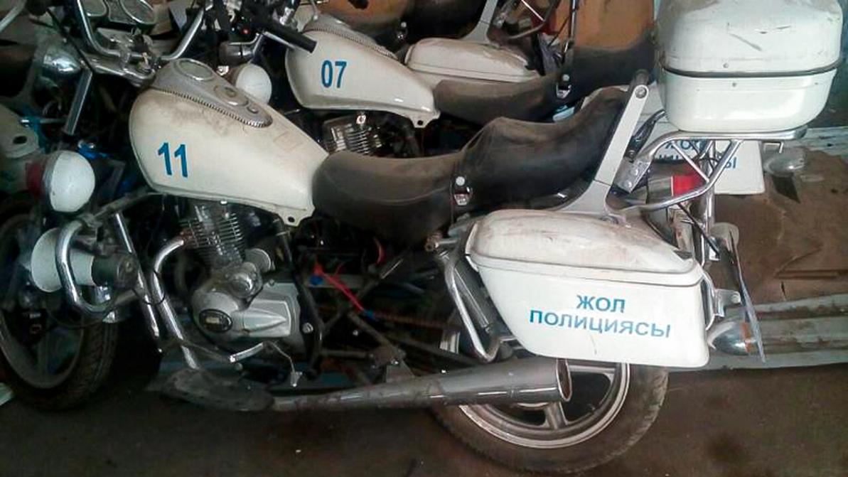 Полицейские списали в продажу свои мотоциклы