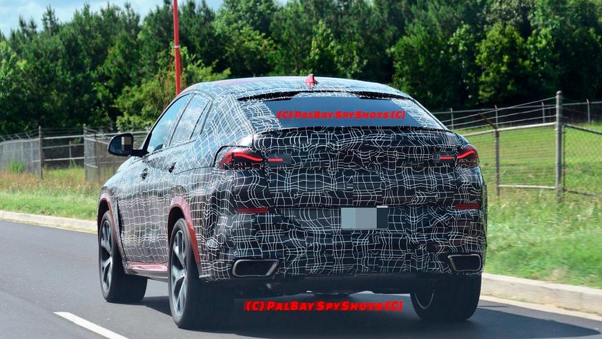 Новый BMW X6 засекли на тестах