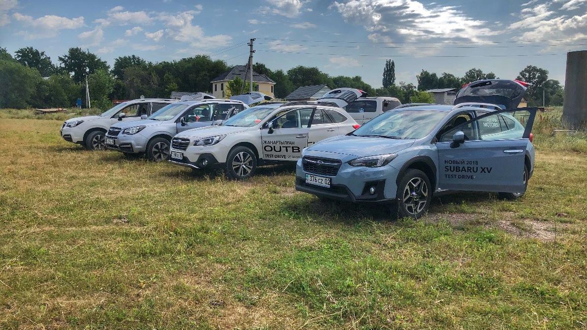 Как прошёл тест-драйв кроссоверов Subaru