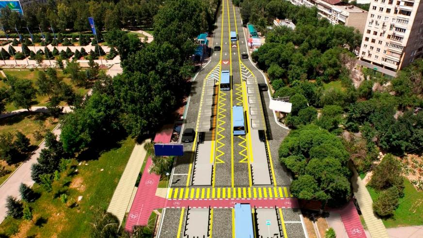 BRT на Жандосова и Тимирязева в Алматы появится уже в сентябре