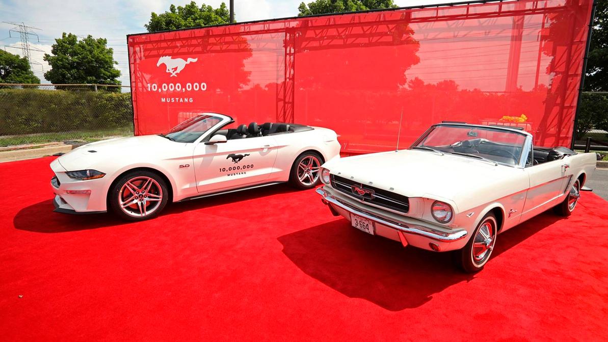 Компания Ford выпустила 10-миллионный Mustang