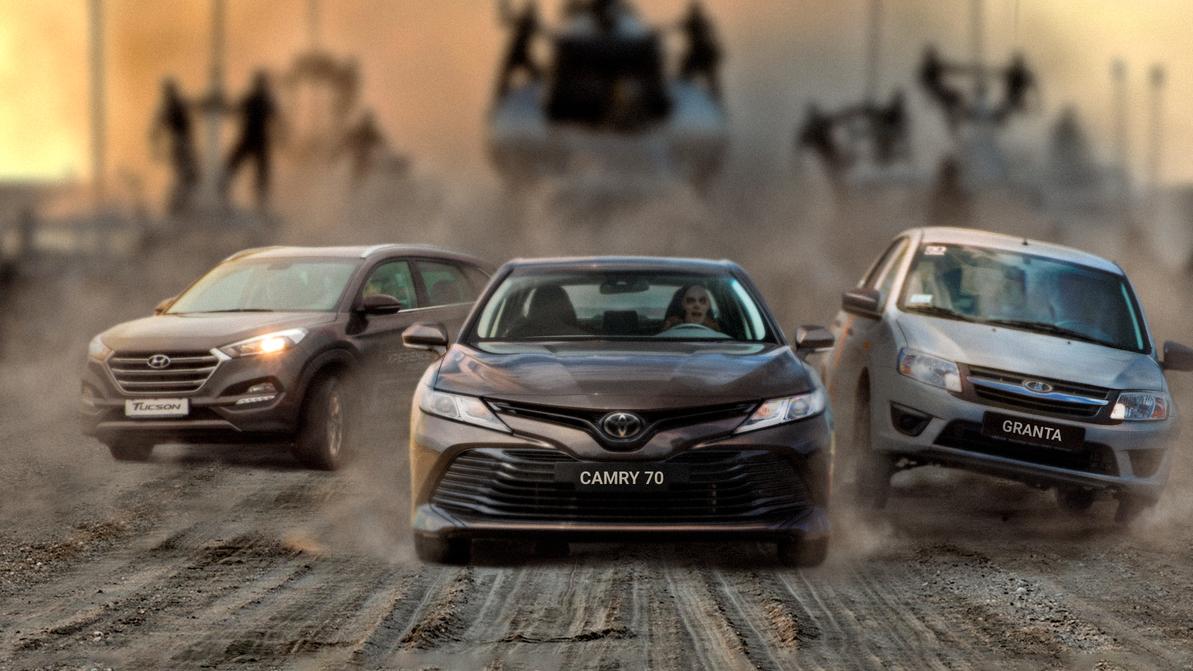 Toyota Camry лидирует на рынке третий месяц подряд