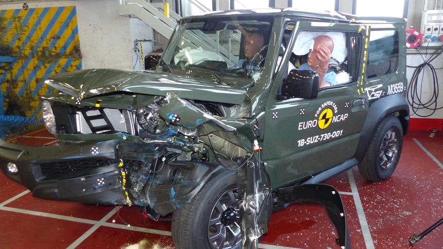 Новый Suzuki Jimny получил всего три звезды в тестах EuroNCAP