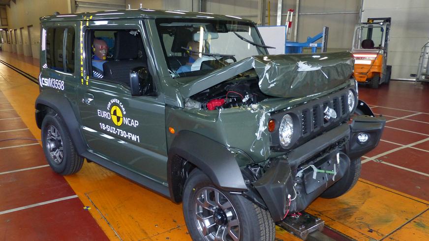 Новый Suzuki Jimny получил всего три звезды в тестах EuroNCAP
