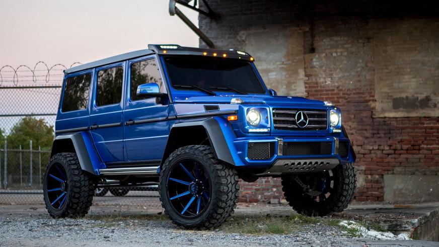 Внедорожный G550 4x4² испортили 24-дюймовыми колёсами
