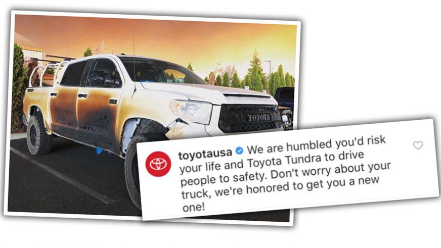 Toyota подарит медбрату из США новую «Тундру»