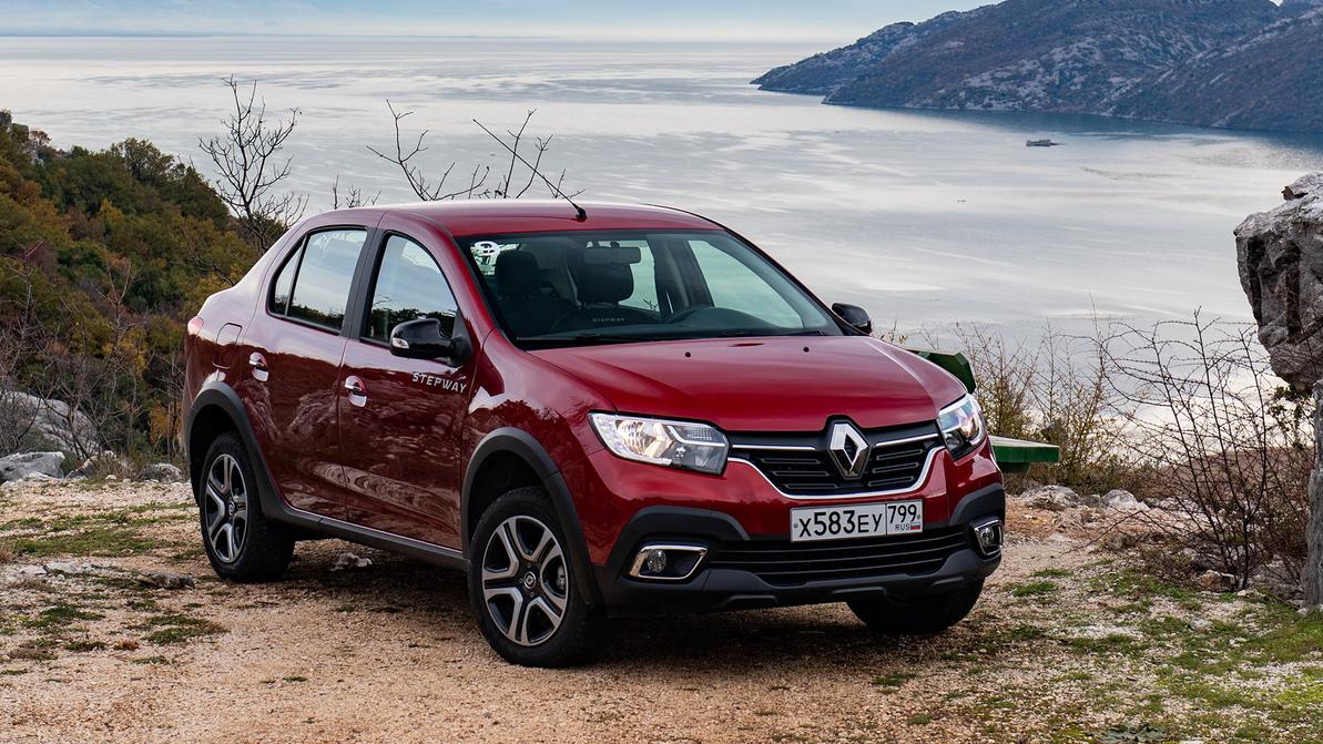 Приподнятый Renault Logan добрался до Казахстана
