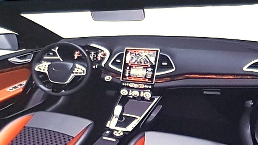 Lada Vesta получит вертикальный дисплей, как у Tesla