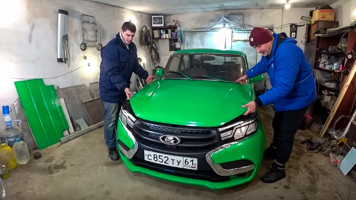 В России попытались превратить ВАЗ-2105 в Lada Vesta