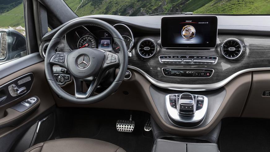 Mercedes-Benz V-Class обновился и получил 9-ступенчатый автомат