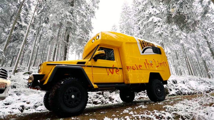Дом на колёсах из G-Class с портальными мостами