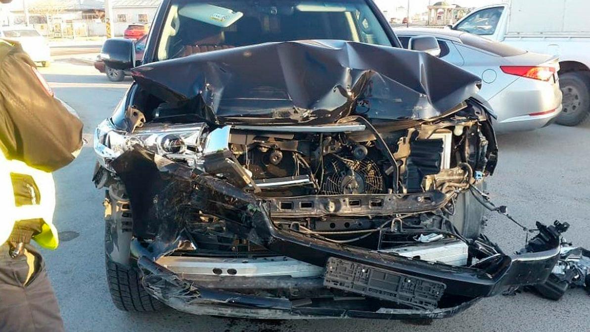 Замакима Мангистауской области попал в аварию