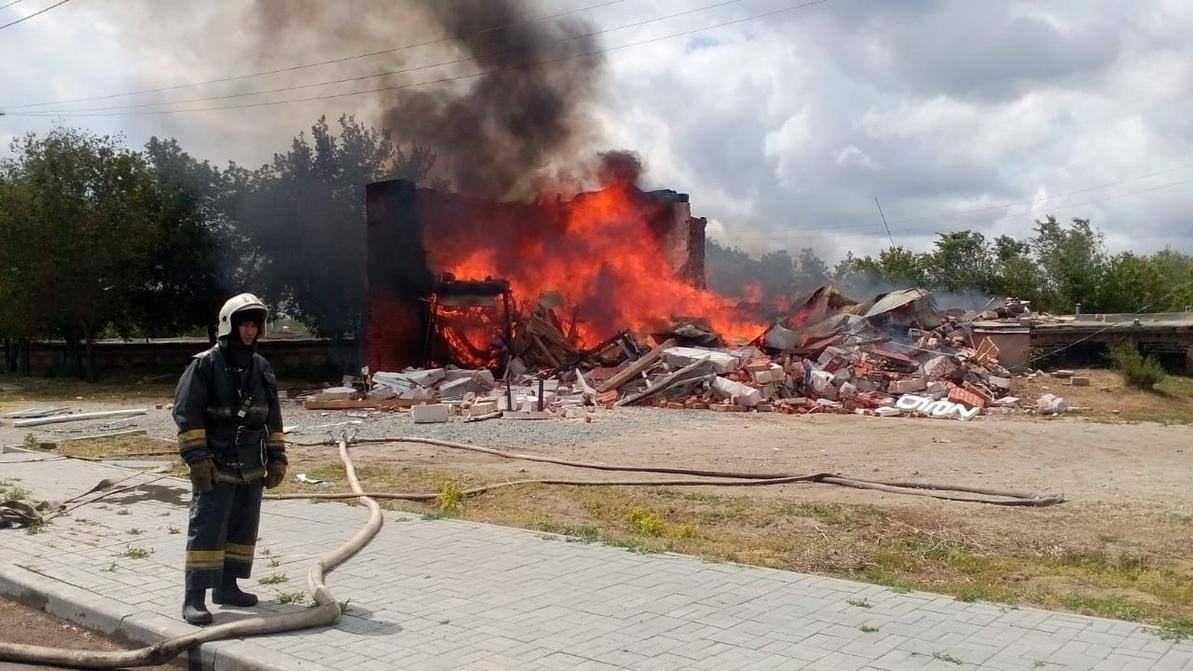 Станция по установке ГБО взорвалась в Костанае