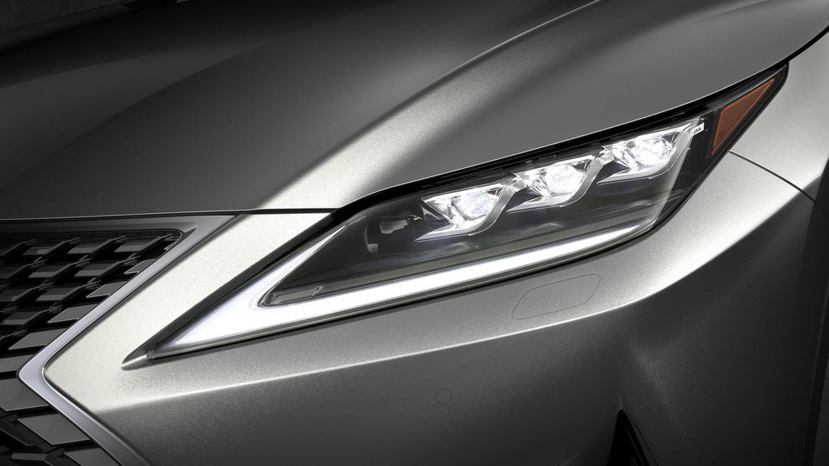 Lexus показал новые фары RX в деле