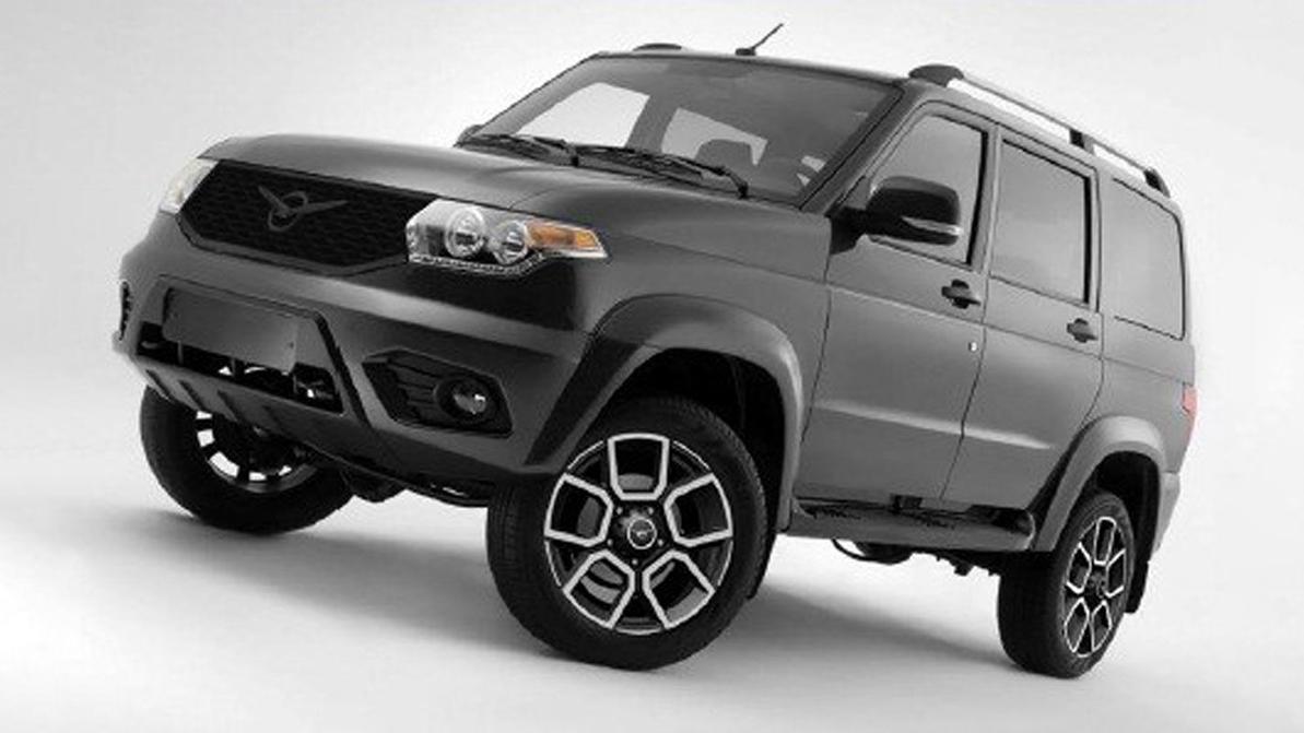 UAZ Patriot с автоматом. Первое фото