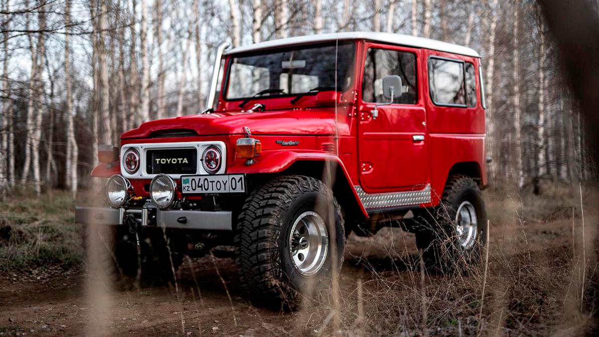 Рестомод классического Land Cruiser продают за 34.5 млн тенге