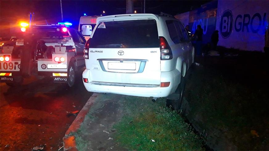 Трое человек попали под колёса в результате аварии в Алматы