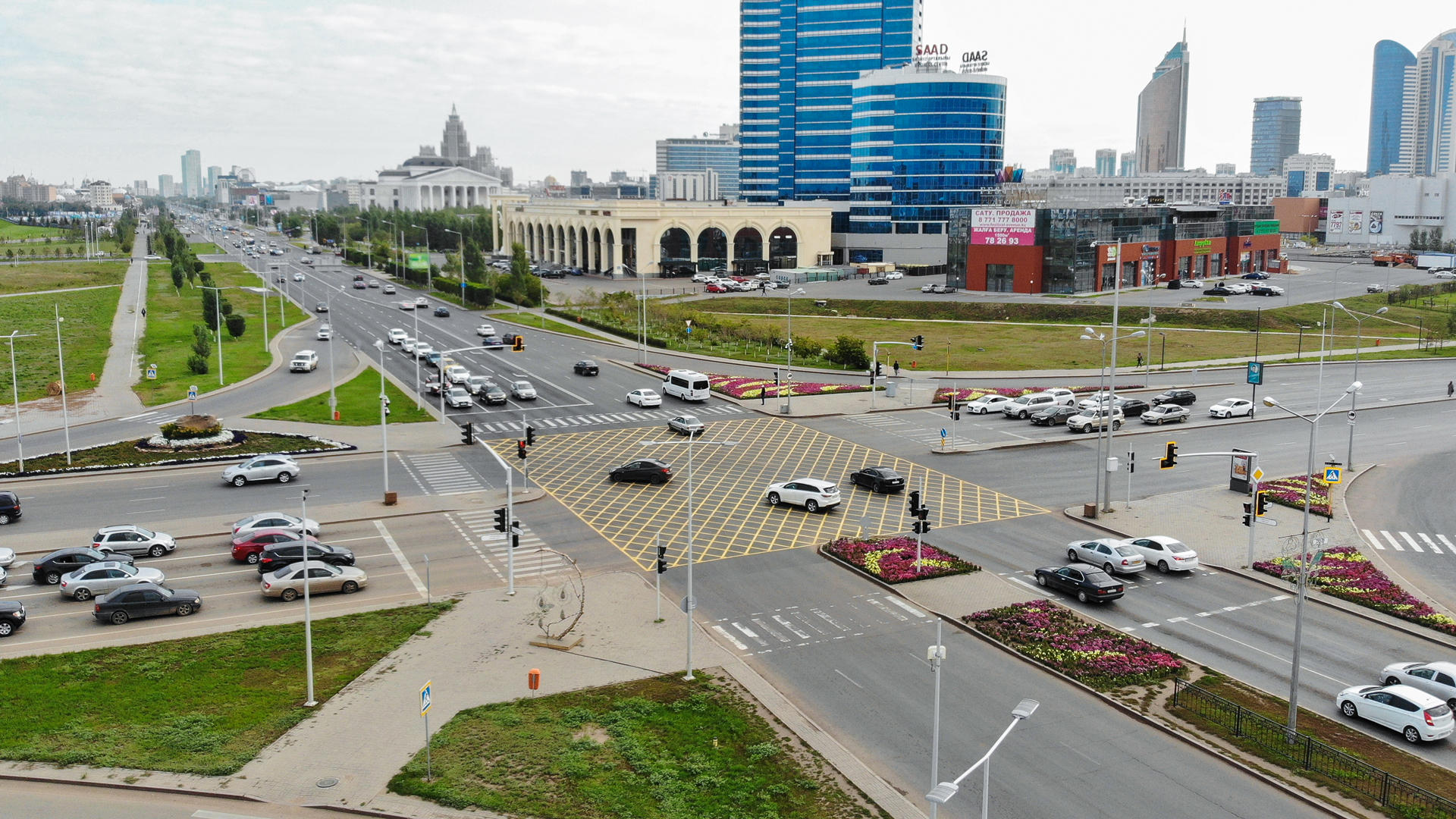 Ещё один «вафельный перекрёсток» появился в Казахстане