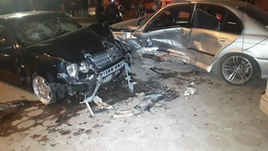 Уличные гонщики устроили ДТП в Алматы