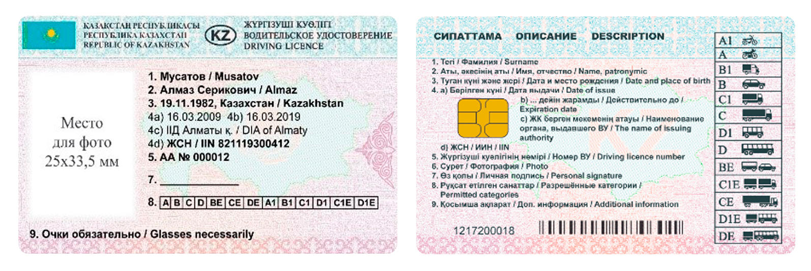 Новые права и СРТС начнут выдавать в Казахстане с 15 ноября