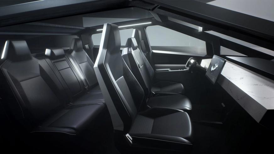 Tesla представила футуристический пикап на электротяге