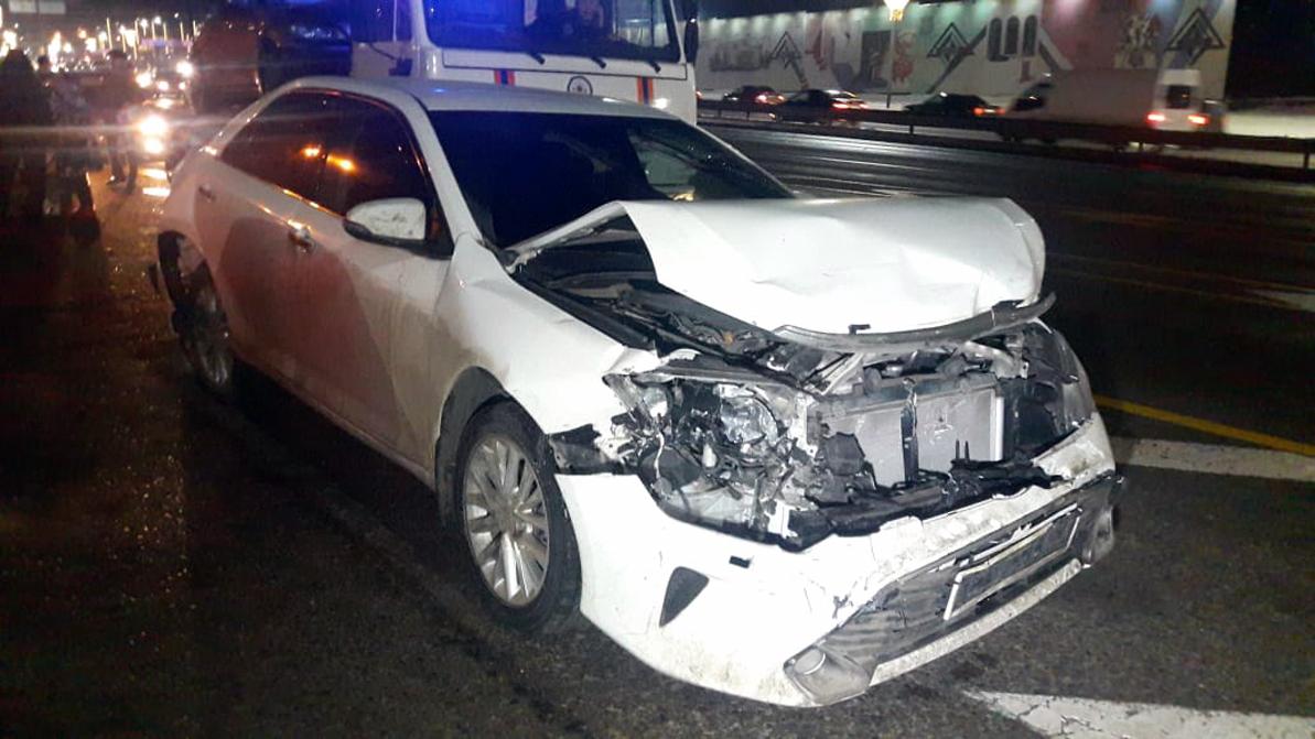 Пять автомобилей столкнулись на Аль-Фараби в Алматы