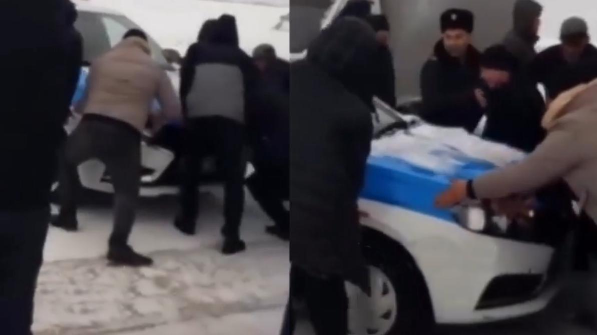 Несмотря на запрет, водители пытались прорваться на закрытую трассу под Карагандой