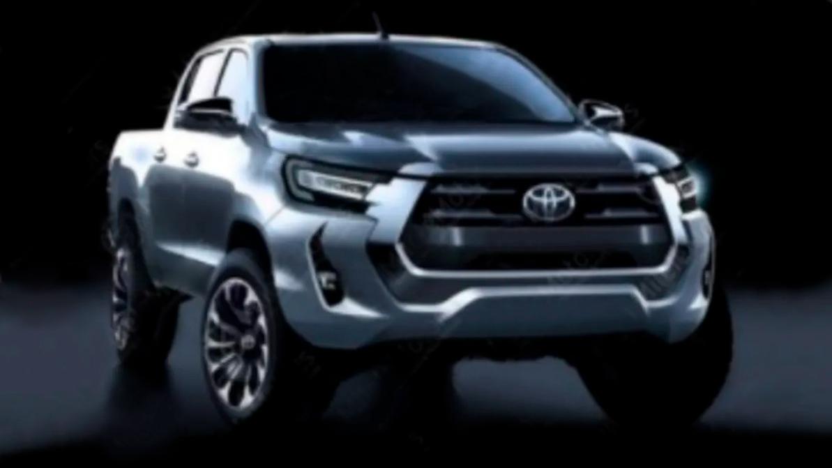 В Сеть утекли рендеры обновлённого Toyota Hilux