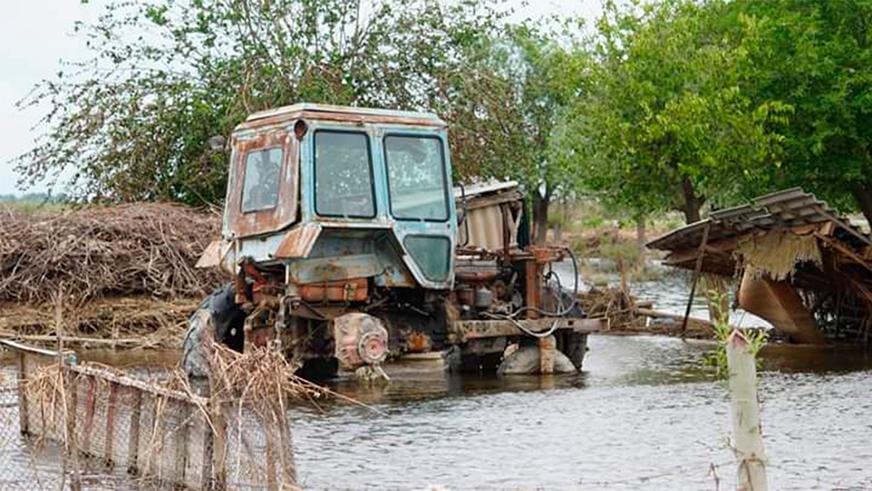 Как спасали утопленные авто в Мактааральском районе