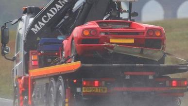 На съёмках Top Gear покалечили Lamborghini Diablo