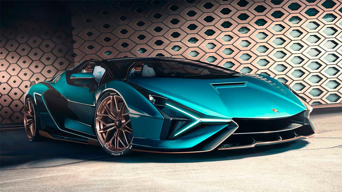 Представлен открытый Lamborghini Sian