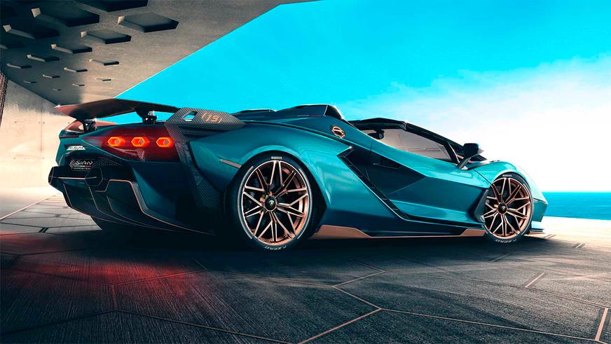Представлен открытый Lamborghini Sian
