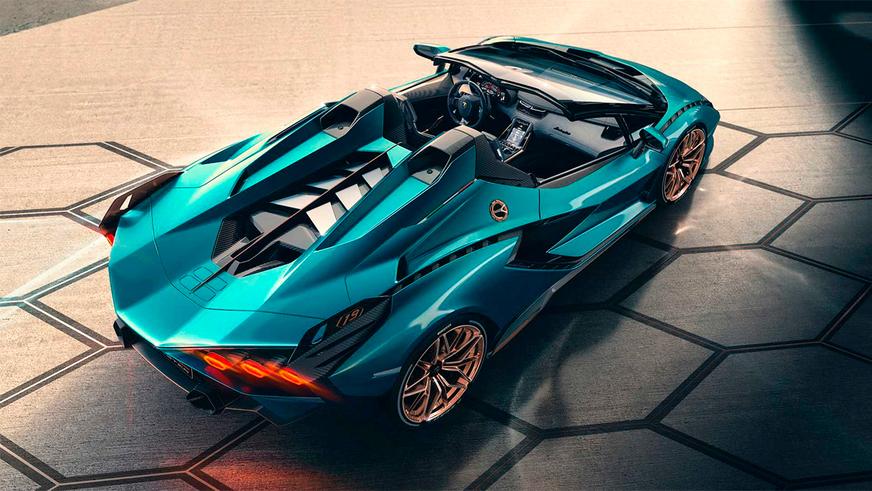 Представлен открытый Lamborghini Sian