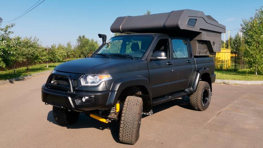 UAZ Pickup превратили в кемпер