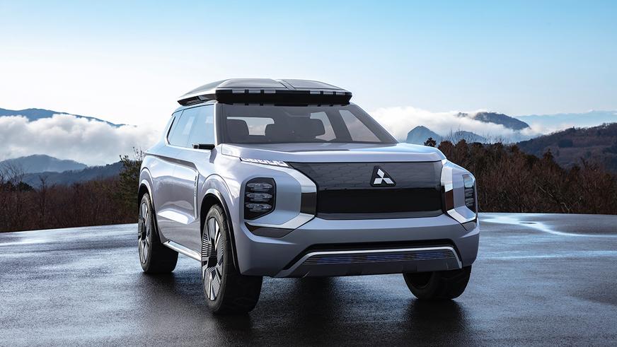 Новый Mitsubishi Outlander засекли на испытаниях